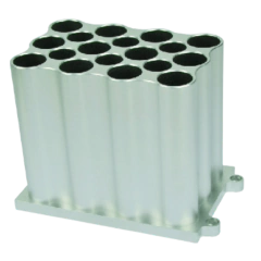 BLOCO 12 TUBOS DE 15 ML (16,9 MM DIÂMETRO) PARA USO COM OS BANHOS SECOS MODELOS BIODTC-100-IC, BIODTH-100-IC, BIOMTC-100-IC, BIOMTH-100-IC - CÓDIGO: BLOCK-L