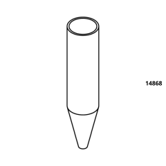 ADAPTADOR PARA 1 TUBO DE 5 ML COMPATÍVEL COM CAÇAPAS CAT 13.174/13.178-C E ROTORES MOD 11.475/12.177/11.776/12.786 PARA CENTRÍFUGAS MOD 352/352R/352RH/380/380R (JOGO COM 8 PEÇAS). MODELO: 14868C/A-IC