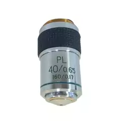 OBJETIVA PLANACROMÁTICA PARA CONTRASTE DE FASE PARA USO COM MICROSCÓPIOS BIOVAL L2000 40X (NA 0,65)