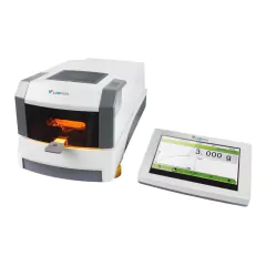 BALANÇA DETERMINADORA UMIDADE CAPACIDADE 210G, SENSIBILIDADE 0,001G, CALOR LÂMPADA HALOGÊNIO, 230°C, TOUCHSCREEN - comprar online