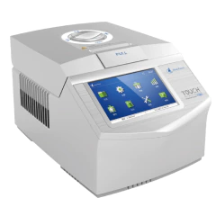 TERMOCICLADOR GRADIENTE LCD 7" TOUCHSCREEN 0°-99.9°C RAMPA AQ: 5°C/S RE: 5°C/S COM 2 BLOCOS 96X0,2ML/77X0,5ML+384 POÇOS