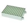 BLOCO 1 MICROPLACA PCR COM 96X0,2ML (6,7 MM DIÂMETRO) PARA USO COM OS BANHOS SECOS MODELOS BIODTC-100-IC, BIODTH-100-IC, BIOMTC-100-IC, BIOMTH-100-IC - CÓDIGO: BLOCK-A