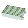 BLOCO 1 MICROPLACA PCR COM 96X0,2ML (6,7 MM DIÂMETRO) PARA USO COM OS BANHOS SECOS MODELOS BIODTC-100-IC, BIODTH-100-IC, BIOMTC-100-IC, BIOMTH-100-IC - CÓDIGO: BLOCK-A