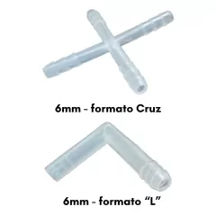 KIT 6 CONECTORES 6MM P/ TUBOS EM POLIPROPILENO AUTOCLAVÁVEL - comprar online