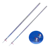 BURETA GRADUADA 25 ML RESISTENTE A 170ºC VIDRO BOROSILICATO REVESTIDA PLASTICO PMP/TPX TORNEIRA TEFLON PTFE