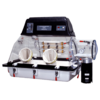 CÂMARA (GLOVE BOX) ANAERÓBICA ATMOSFERA CONTROLADA MANUALMENTE CATALISADOR DE AQUECIMENTO, PARA 1 OPERADOR (1 PAR LUVAS), ÁREA ÚTIL DE TRABALHO 104CM (LARG) X 71CM (PROF.) X 66CM (ALT.) - MODELO 855-AC