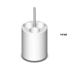 ADAPTADOR REDONDO PARA 3 TUBOS DE 30 ML COMPATÍVEL COM CAÇAPAS CAT 13.174/13.178C E ROTOR HORIZONTAL MOD 12.177/12.786 PARA CENTRÍFUGAS 352/352R/352RH/380/380R (JOGO COM 4 PEÇAS). MODELO: 14-160-IC