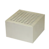 BLOCO DE AQUECIMENTO COM CAPACIDADE PARA 64 MICROTUBOS DE CENTRÍFUGA DE 0,2 ML PARA USO COM OS BANHOS SECOS MODELOS ALB64/ALB128/ALB6400 DA MARCA "FINEPCR" - CÓDIGO: AB90-0,2