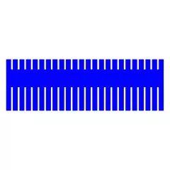 PENTE VERTICAL, 24 AMOSTRAS, 2,0 MM DE ESPESSURA, PARA CUBA VERTICAL MARCA CLEAVER SCIENTIFIC MODELOS VS20WAVESYS, VS20WAVESYS-CU E VS20WAVED – CÓDIGO VS20-24-2