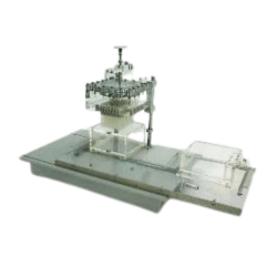PIPETADORA MANUAL PARA ENSAIOS ELISA COMBINADA A PLATAFORMA PARA TRANSFERÊNCIA À PRESSÃO