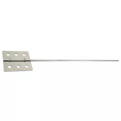 HÉLICE COM HASTE TIPO "PÁ" 60CM, DIÂM 10CM(AGT) E 8MM(HASTE), AÇO INOXIDÁVEL 316L, PARA AGITADOR MECÂNICO DLAB