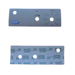 ETIQUETA PARA O PAINEL DO MINI AGITADOR MICROPLACAS AGIMAXX MODELO AG-200 - CÓDIGO AG-ET-1PS