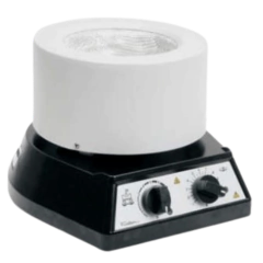 MANTA AQUECEDORA, COM AGITAÇÃO MAGNÉTICA, PARA UTILIZAÇÃO COM BALÕES DE FUNDO REDONDO DE 1.000ML, COM REGULADOR ELETRÔNICO ANALÓGICO INCORPORADO ROTAÇÃO E TEMPERATURA ATÉ 300ºC, CLASSE 300, 110V – MODELO 0102M1