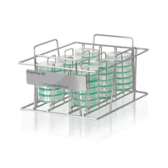 RACK PARA ARMAZENAR PLACAS DE PETRI CAPACIDADE DE 36 PLACAS COM 55 MM DE DIÂMETRO