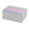 BLOCO DE AQUECIMENTO COM CAPACIDADE PARA 48 MICROTUBOS DE 1.5 ML PARA USO COM OS BANHOS SECOS MODELOS ALB-H4/ALB-H2/ALB-H1/ALB-C1 DA MARCA "FINEPCR" - CÓDIGO: AB100-1548