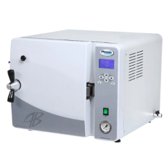 AUTOCLAVE HORIZONTAL DE BANCADA, CAPACIDADE 14 LITROS, ABASTECIMENTO MANUAL DE ÁGUA, 10 PROGRAMAS, TEMPERATURA ESTERILIZAÇÃO DE 90ºC A 135ºC, TEMPO SECAGEM/ESTERILIZAÇÃO ATÉ 99 MINUTOS