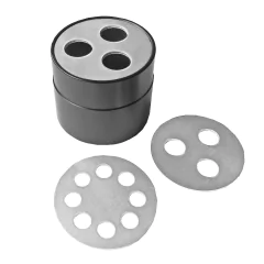 SUPORTE PARA MICROTUBOS DE 0,2/0,5/1,0/2,0ML PARA USO COM O AMPLIFICADOR TIPO COPO BR-30 EM CONJUNTO COM OS HOMOGENEIZADORES ULTRASSÔNICOS (SONICADORES) HD4100, HD4200, HD5100 E HD5200 – CÓDIGO EH-3.1