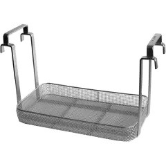 CESTA DE AÇO INOXIDÁVEL, 430 X 240 X 50MM, MALHA 5 X 5MM, CARGA MÁXIMA 40KG, PARA BANHO ULTRASSÔNICO, MARCA BANDELIN, MODELO SONOREX SUPER RK-1028-CH – CÓDIGO: K28-CS
