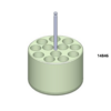 ADAPTADOR REDONDO PARA 12 TUBOS DE 15 ML COMPATÍVEL COM ROTOR HORIZONTAL MOD 12.870 PARA USO COM CENTRÍFUGAS MOD 380/380 R (JOGO COM 4 PEÇAS). MODELO: 14846-IC