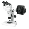 ESTEREOMICROSCÓPIO COM SISTEMA EPI-FLUORESCÊNCIA COM ZOOM 480X ÓTICA INFINITA BINOCULAR ILUM DIASCÓPICA(TRANSMITIDA) E EPISCÓPICA(INCIDENTE) LÂMP LED