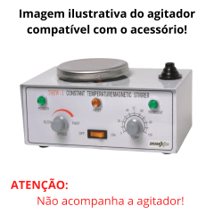 SUPORTE SUPERIOR SEM BASE E SEM HASTE PARA SENSOR DE TEMPERATURA PARA USO NO AGITADOR MAGNÉTICO 78HW-1 - CÓDIGO A78HW14 - comprar online