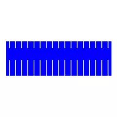 PENTE VERTICAL, 18 AMOSTRAS, 2,0 MM DE ESPESSURA, PARA CUBA VERTICAL MARCA CLEAVER SCIENTIFIC MODELOS VS20WAVESYS, VS20WAVESYS-CU E VS20WAVED – CÓDIGO VS20-18MC-2