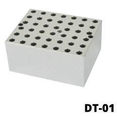 BLOCO PARA 42 TUBOS DE 6 MM PARA USO COM OS BANHOS SECOS BIODKT200-1-IC, BIODKT200-2-IC, BIODKT200-4-IC E DKT-200-4-PCR-IC - CÓDIGO DT-01