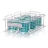 RACK PARA ARMAZENAR PLACAS DE PETRI CAPACIDADE DE 36 PLACAS COM 90 MM DE DIÂMETRO