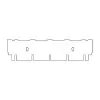 PENTE HORIZONTAL, 04 AMOSTRAS, 02 MARCADORES, 1,0 MM DE ESPESSURA, PARA CUBA HORIZONTAL MARCA CLEAVER SCIENTIFIC MODELOS MSCHOICE7, MSCHOICE10, MSCHOICE15, MSCHOICETRIO, MSCHOICETRIO15, MSCHOICEST20 E MSCHOICEST25 – CÓDIGO MS15-4-1