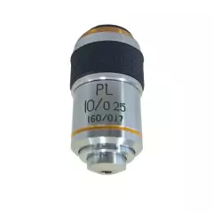 OBJETIVA PLANACROMÁTICA PARA CONTRASTE DE FASE PARA USO COM MICROSCÓPIOS BIOVAL L2000 10X (NA 0,25)