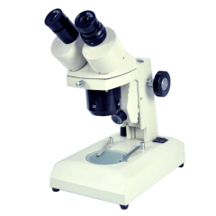 ESTEREOMICROSCÓPIO BINOCULAR SEM ZOOM, AUMENTO DE 40X, ILUMINAÇÃO EM LED DUPLA, EPISCÓPICA (INCIDENTE) DIASCÓPICA (REFLETIDA)