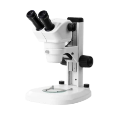 ESTÉREO MICROSCÓPIO BINOCULAR ZOOM/AUMENTO MÁX. 200X COM SISTEMA DE ILUMINAÇÃO DUPLO DIASCÓPICO (TRANSMITIDO) E EPISCÓPICO (INCIDENTE) POR LÂMPADA LED