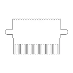 PENTE VERTICAL, 20 AMOSTRAS, 1,0 MM DE ESPESSURA, PARA CUBA VERTICAL MARCA CLEAVER SCIENTIFIC MODELOS CVS10DSYS, CVS10D, CVS10PRE E CVS10DSYS-CU – CÓDIGO VS10-20-1