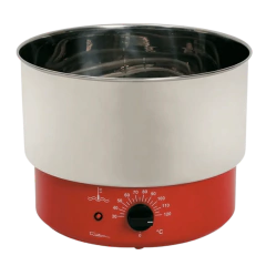BANHO MARIA ANALÓGICO, TEMPERATURA CONTROLÁVEL DESDE 50ºC A 120ºC, CAPACIDADE 4,5 LITROS, CUBA INTERNA EM AÇO INOX NO FORMATO REDONDO, SEM CIRCULAÇÃO, SEM TAMPA, 220V – MODELO 005502