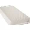 BLOCO COM 24 PENTES HORIZONTAIS, CADA PENTE PARA 08 AMOSTRAS, 01 MARCADOR E 1,0 MM DE ESPESSURA, CAPACIDADE TOTAL PARA 192 AMOSTRAS PARA CUBA HORIZONTAL 10X24CM MODELO MSMIDI96STDBL MARCA CLEAVER SCIENTIFIC – CÓDIGO MSMIDI96STDBL-8-1-CB
