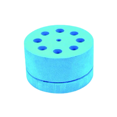 PLATAFORMA PARA 8 X 15ML TUBOS (14 MM Ø) PARA USO COM OS AGITADORES VÓRTEX MODELOS BIOMIX-25P-IC E BIOMIX-30S-IC
