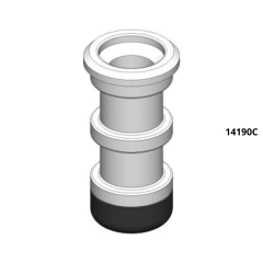 ADAPTADOR REDONDO PARA 1 TUBO DE 30 ML COMPATÍVEL COM CAÇAPAS CAT 13.719/13.593 E ROTOR ÂNGULO FIXO HORIZONTAL MOD 11.718C/12.436 PARA CENTRÍFUGAS 352/352R/352RH (JOGO COM 4 PEÇAS). MODELO: 14-190C-IC