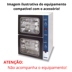 ROTOR GIRATÓRIO HORIZONTAL (ROTISSERIE) PARA 8 GARRAFAS 60MM DIÂ. X 200MM PARA INCUBADORAS COMBI-H12/D24/V12/SV12/SV120 - comprar online