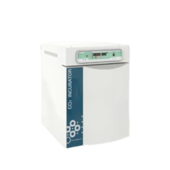 INCUBADORA CO2 42L JAQUETA DE AR SENSOR CO2 IR ESTERILIZAÇÃO LÂMPADA UV INTERIOR COBRE TEMP 5°C ACIMA AMB ATÉ 60°C