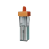 CUBETA PARA ELETROPORAÇÃO E ELETROFUSÃO, CAPACIDADE MÁXIMA VOLUME DE 100UL (MICROLITROS), ELETRODO COM 1MM (0.1CM) (GAP), CORPO EM POLICARBONATO GRAU MÉDICO, TAMPA NA COR LARANJA, ESTÉREIS, EMBALADAS INDIVIDUALMENTE (CAIXA COM 250 CUBETAS) CATÁLOGO 12358-1U/250