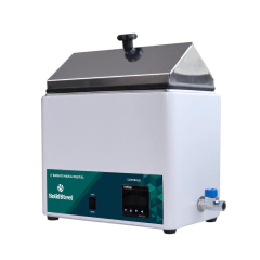 BANHO MARIA DIGITAL, TEMPERATURA DE TRABALHO 5ºC ACIMA DA AMBIENTE ATÉ 100ºC, VOLUME 60 LITROS, CÂMARA INTERNA EM AÇO INOX, MEDINDO 30 CM X 40 CM X 50 CM, COM TAMPA - MODELO SSD/60L - comprar online