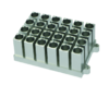 BLOCO 24 TUBOS DE 12 MM DIÂMETRO PARA USO COM OS BANHOS SECOS MODELOS BIODTC-100-IC, BIODTH-100-IC, BIOMTC-100-IC, BIOMTH-100-IC - CÓDIGO: BLOCK-F