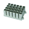 BLOCO 24 TUBOS DE 12 MM DIÂMETRO PARA USO COM OS BANHOS SECOS MODELOS BIODTC-100-IC, BIODTH-100-IC, BIOMTC-100-IC, BIOMTH-100-IC - CÓDIGO: BLOCK-F
