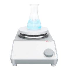 AGITADOR MAGNÉTICO ANALÓGICO, CAPACIDADE PARA AGITAR 20L (H2O), PLATAFORMA EM CERÂMICA MEDINDO 135MM DE DIÂMETRO - MODELO MS-S