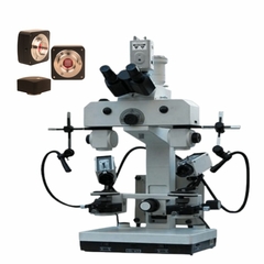 MICROSCÓPIO TRINOCULAR PARA COMPARAÇÃO DE DUAS IMAGENS SIMULTÂNEAS/BALÍSTICO, AUMENTO 200X, ILUMINAÇÃO DUPLA E CÂMERA 9M