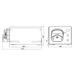 BOMBA PERISTÁLTICA, 1 A 350RPM, 220V, PARA SISTEMA DGGE MODELO VS20WAVE-DGGE – CÓDIGO PP1 - comprar online