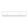 PENTE HORIZONTAL, 36 AMOSTRAS, 1,0 MM DE ESPESSURA, PARA CUBA HORIZONTAL MARCA CLEAVER SCIENTIFIC MODELOS MSMAXI10, MSMAXI15, MSMAXI20, MSMAXI25 E MSMAXIDUO – CÓDIGO MS20-36-1