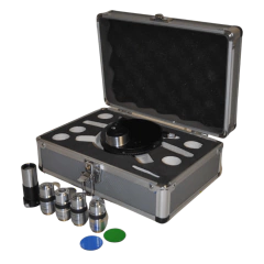 CONJUNTO CONTRASTE DE FASE, OBJETIVAS PLANACROMÁTICAS PARA USO COM O MICROSCÓPIO BIOVAL MODELO L-1000 - CÓDIGO XSZ-TFP