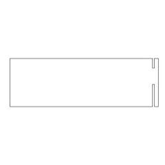 PENTE VERTICAL, 01 AMOSTRA, 01 MARCADOR, 1,0 MM DE ESPESSURA, PARA CUBA VERTICAL MARCA CLEAVER SCIENTIFIC MODELOS VS20WAVESYS, VS20WAVESYS-CU E VS20WAVED – CÓDIGO VS20-1-1