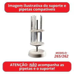 BASE CIRCULAR COM ORIFÍCIO CENTRAL EM PVC
